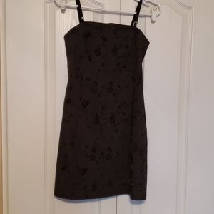 Ultra Flirt dark grey dress